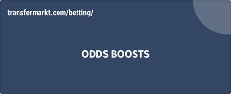 boostade odds|How Odds Boosts Work & How to Take Advantage of .